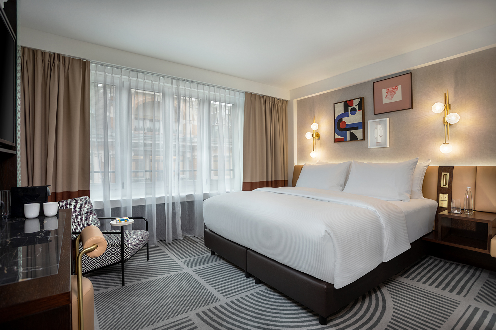 Superior King Zimmer Neues Schloss Privat Hotel Zürich